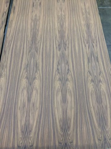 Wood Veneer Rosewood 46x92 1pc total 10mil glue paper backer &#034;EXOTIC&#034; Skid 548
