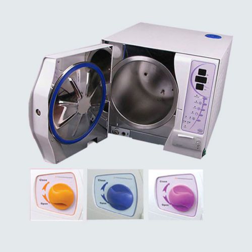 1x dental medical surgical vacuum steam autoclave sterilizer 12l data printing for sale