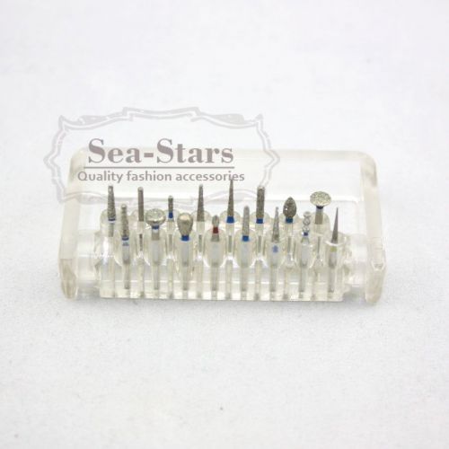 Dental 5 sets(16 pcs/set)  fg 1.6 diamond burs set porcelain shouldered abutment for sale