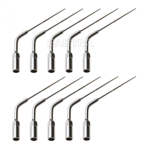 10 Pcs Dental Endodontics Tip E4D fit EMS Woodpecker Ultrasonic Scaler Handpiece