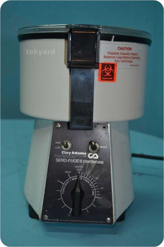 CLAY ADAMS 0541 SERO-FUGE II CENTRIFUGE @