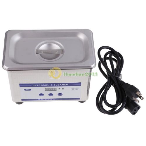 A1ST 800mL Digital Ultrasonic Bath Jewelry Glass Cleaner Cleaning Equipment