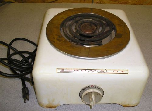 Edwin Wiegand Chromalox Model C STM1201U STM 1201U Electric Burner - tested good