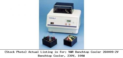 VWR Benchtop Cooler 260009-2V Benchtop Cooler, 230V, 100W