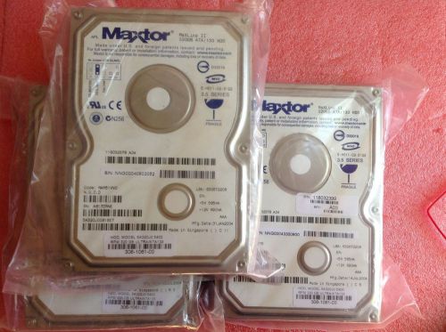 Lot  of 3 maxtor maxline ii 320gb ide ata-133 5a320j0 5400rpm 2mb hhd for sale