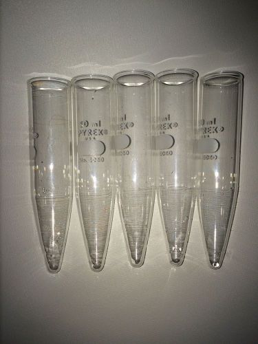 5x 50ml Pyrex Test Tubes