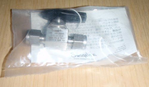 *NEW* Swagelok Stainless Steel Valve, SS-42S4, for 1/4&#034; tubing.  (NIB)