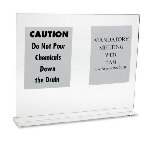 Sink splash guard - with sign holder  23.625&#034;l x 4.5&#034;w x 19.25&#034;h 1 ea for sale