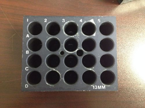 Dry Block Black 20 Wells 13mm 3&#034; x 3-3/4&#034;