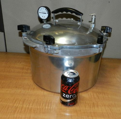 8681/ Large ALL AMERICAN StoveTop Sterilizer Autoclave Pressure Cooker tattoo