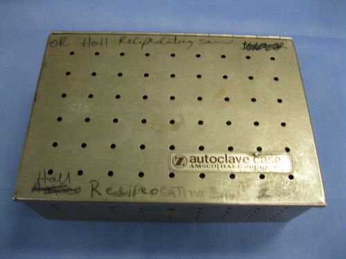 Hall/Amsco Autoclave Sterilization Orthopedic Case 5052-12&#034; 10&#034; x 7&#034; x 3-1/2&#034;