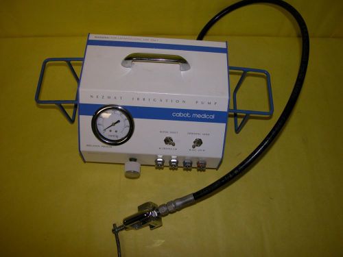 Cabot Medical Laparascopy Nezhat Irrigation Pump w/ Co2 Hose