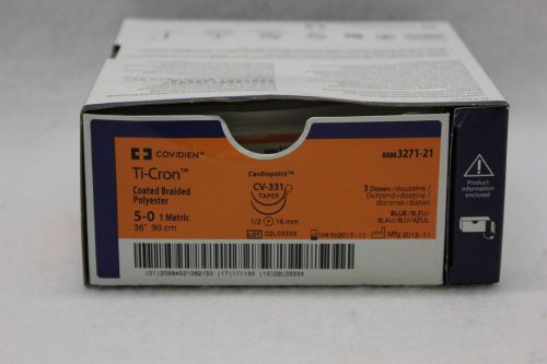 Covidien ref # 3271-21 ti-cron coated braided polyester 1 met. 90cm (lot of 35) for sale