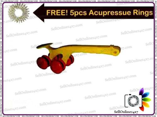 ACUPRESSURE SPINE &amp; CALVES ROLLER WITH FREE 5 SUJOK RINGS @ORDERONLINE24X7