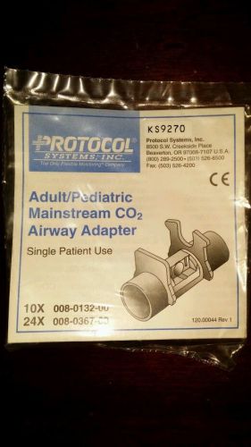 10 Pack of PROTOCOL ADULT/PEDS MAINSTREAM CO2 AIRWAY ADAPTER TRAINER 008-0367-00
