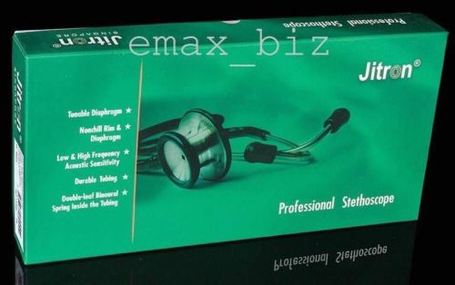 Jitron Professional Adult Dual Head Stethoscope Burgundy Color