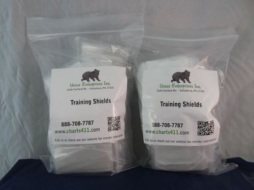 2 Bags of 50 CPR Face Shields !! Disposable CPR Face Shield Barriers Masks AED