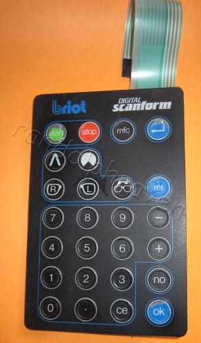 Briot Scanform Tracer Blocker Keypad Assembly