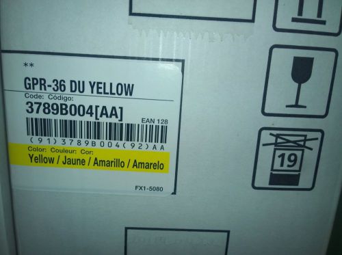 New OEM genuine canon drun unit gpr 36 yellow 3789b004 aa ir adv 2020 2030 2225