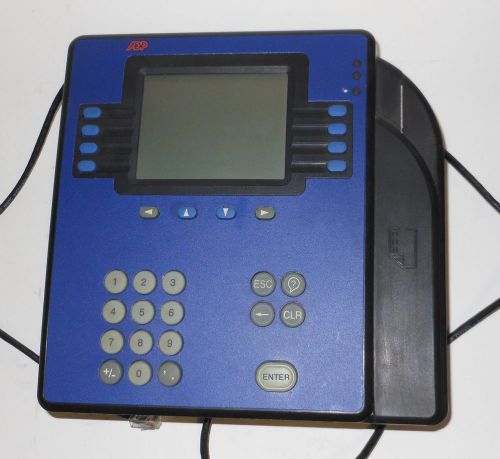 Adp kromos model 4500 ethernet time clock 8602004-401 for sale