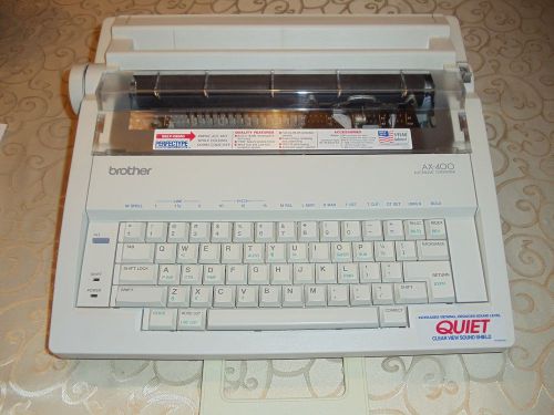Brother AX-400 Daisy Wheel Electronic Dictionary Typewriter