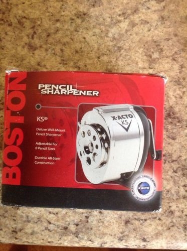 Boston Pencil Sharpener X-ACTO KS--Metal--adjustable sizes--Brand New