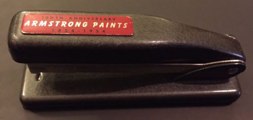 1954 WILSON JONES CO. TATUM T155 ADVERTISING OFFICE STAPLER ARMSTRONG PAINTS