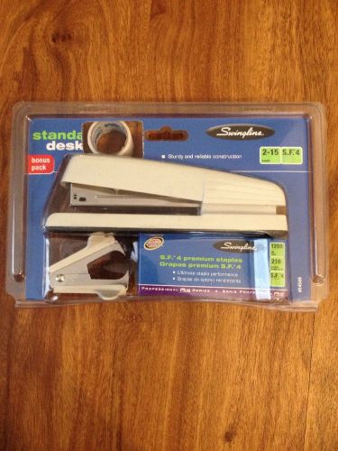 SWINGLINE 54568 STANDARD DESK STAPLER BONUS PACK WITH STAPLER REMOVER &amp; STAPLES