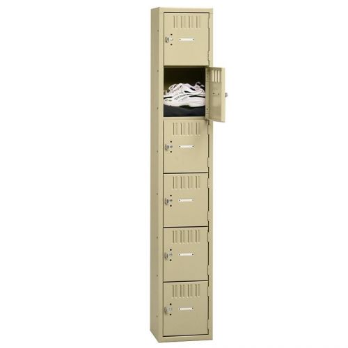 Tennsco Corp TNNBS6121812ASD 6-Tier No Legs Steel Box Lockers