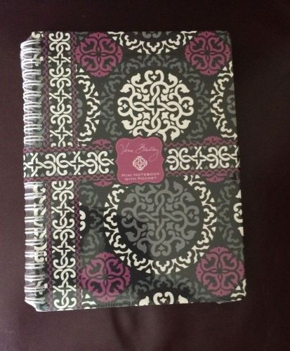 Vera Bradley Canterberry Magenta Mini Notebook with Pocket