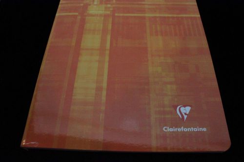 Clairefontaine staplebound notebook  8&#034; x 11&#034; graph orange for sale