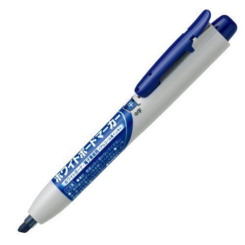 [10 sets]Pentel Handy knock-type whiteboard marker flat core middle Jiao MWX6M-C