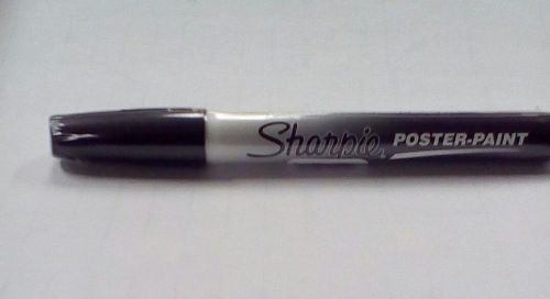 Sharpie Poster-paint Marker - Fine Marker Point Type - Black Ink - 1 (san35577)