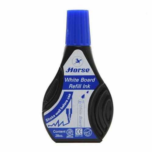 Horse Blue color Pen Liquid Tint Refill Whiteboard ink 28 cc