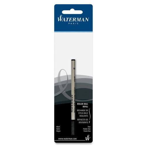 Waterman Rollerball Pen Refill - Fine Point - Black - 1 Each (540951PP)