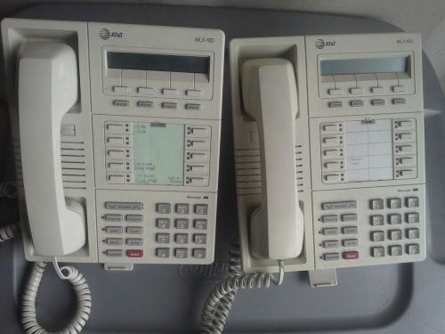 Lot of 2 AT&amp;T Lucent Avaya Merlin MLX10D Legend  Telephone White