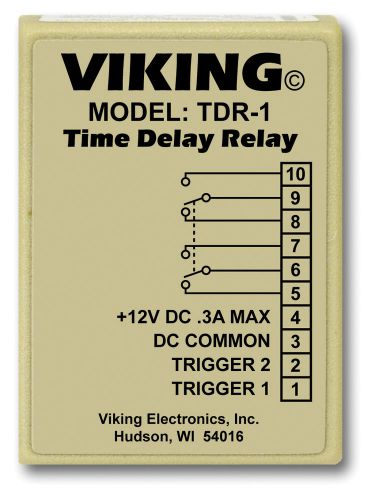 NEW Viking VIKI-VKTDR1 Viking Time Delay Relay