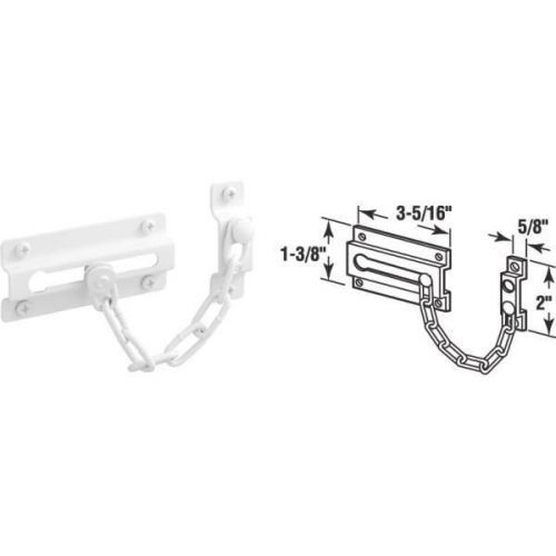 Prime line prod. u 9852 white chain door lock-wht chain door lock for sale