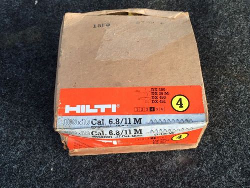 (1000) hilti #4 yellow shot .25 cal strip loads great deal for sale