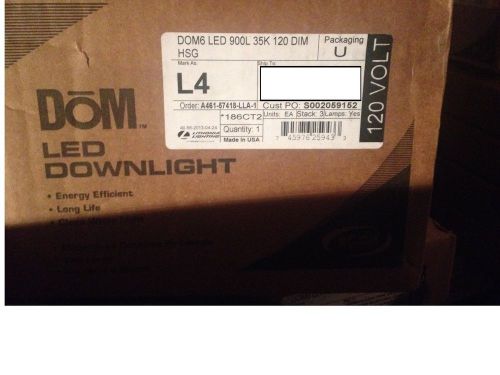 DOM6 LED  900L 35K 120 DIM HSG