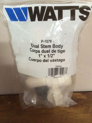 WATT&#039;S  dual stem body P-1079 QUICK CONNECT Sea Tech series 35 fittings 1&#034;X1 1/2