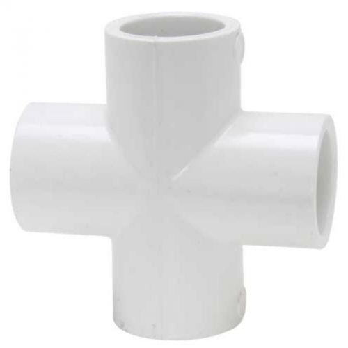 PVC Sch 40 Slip Cross 1/2&#034; 420-005 Mueller B and K Pvc Compression Fittings