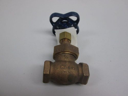 NEW NIBCO T-235-Y NL34004 BRONZE THREADED 1/4IN NPT GLOBE VALVE D267049