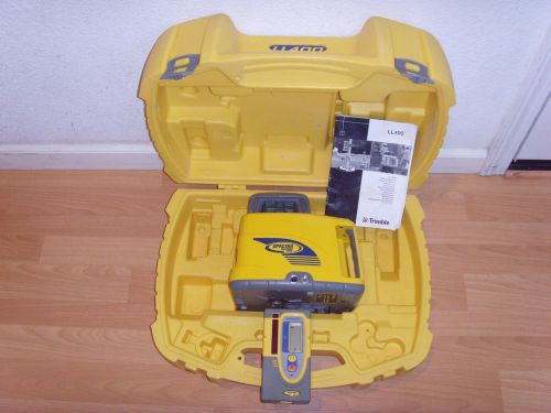 SPECTRA LL400 PRECISION LASER LEVEL W/HR550 RECEIVER