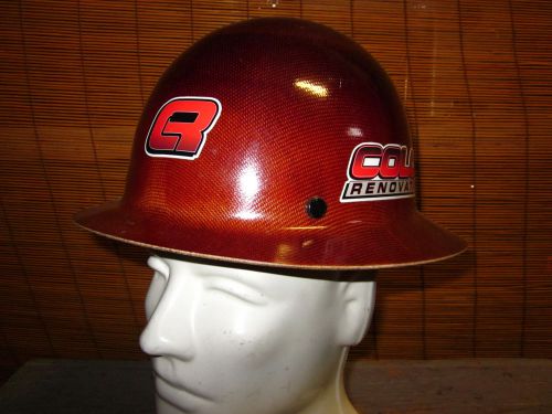 Msa skullgard fiberglass adjustable hard hat, excellent condition for sale