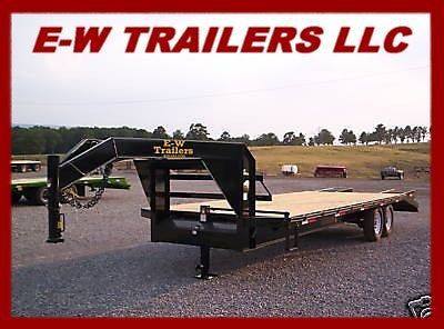 2015 NEW  20&#039; PLUS 5&#039; GOOSENECK EQUIPMENT TRAILER