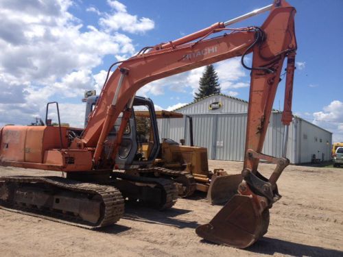 Hitachi excavator 100-2 quicktach bucket auxilary hydraulics 6000 hrs good u/c