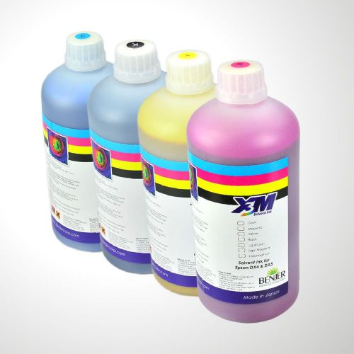 Eco Solvent Ink for Mimaki JV3/JV33/JV5/CJV30 (CMYK) &#034;Ships from USA - Same Day&#034;