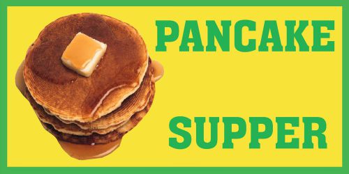 PANCAKE SUPPER BANNER