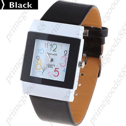 Lovely Women&#039;s  Quartz Watch Wrist watch Timepiece Synthetic Leather Strap Black